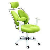 TEMPO KONDELA Benno UT-C568X Green/White - Office Armchair