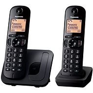 Panasonic KX-TGC212FXB Twinpack Black - Telefón na pevnú linku