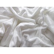 TEXTILOMANIE SOFT Microfleece sheet 180 × 200 cm, white - Bedsheet