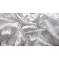 TEXTILOMANIE SOFT Microfleece sheet 90 × 200 cm, white - Bedsheet