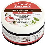 GREEN PHARMACY Sugar Peeling Milk Rose and Green Tea 300 ml - Body Scrub