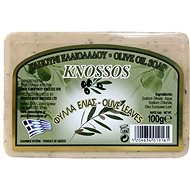KNOSSOS Greek olive soap with olive leaves 100 g - Bar Soap