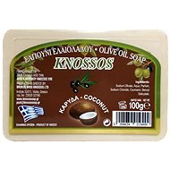 KNOSSOS Greek olive soap with the smell of coconut 100 g - Bar Soap