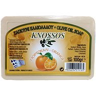 KNOSSOS Řecké olivové mýdlo s vůní pomeranče 100 g - Tuhé mýdlo
