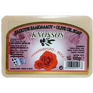 KNOSSOS Greek olive soap with the scent of roses 100 g - Bar Soap