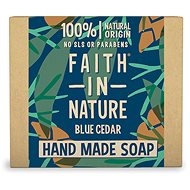 FAITH IN NATURE Hand Made Blue Cedar Soap, 100g - Bar Soap