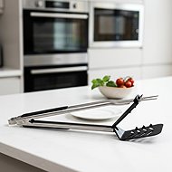 TNK Stingray Kitchen - 6in1 multif. kitchen tools, black - Serving Tongs
