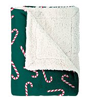 Mistral Home Blanket lamb Candy Cane 130 × 170 cm green - Blanket