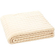 Today Blanket with embossed pattern, 130 × 180 cm, Moeli, white - Blanket