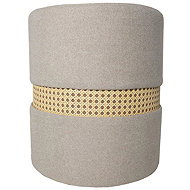 Today Taburette KALI, diameter 35 cm, grey - Ottoman