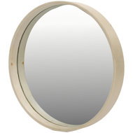 Today Kulaté zrcadlo v dřevěném rámu Simplicity, průměr 30 cm - Mirror