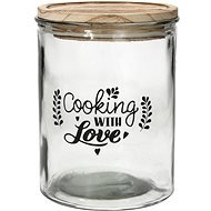 Tognana Skleněná dóza 1,38 l Cooking with Love - Dóza