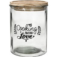 Tognana Skleněná dóza 1,85 l Cooking with Love  - Dóza