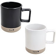 Tognana Tassenset 2 Stk. YOU & ME mehrfarbig 400 ml - Jumbo-Tasse