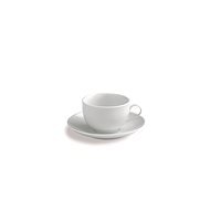 Tognana METROPOLIS BIANCO Set of 6 Tea Cups and Saucers - Set of Cups