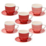 Tognana Tea cups and saucers set 210 ml 6 pcs POMPEI - Set of Cups