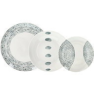 Tognana SOLSTICE GREY 18-piece Dinner Set - Dish Set
