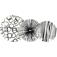 Andrea Fontebasso OPTICAL BLACK Dining set 18 pieces - Dish Set