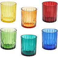 Tognana Sklenice 6 ks set barevné 350 ml LOUNGE MULTICOLOR - Glass