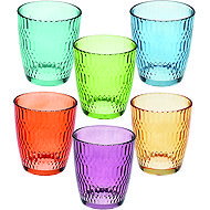 Tognana SEOUL Set of 6 glasses coloured 310 ml - Glass