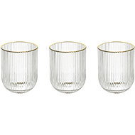Tognana Sklenice 3 ks set transparentní 260 ml ECLIPSE - Glass