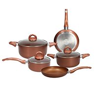 Tognana Copper GRANCUCINA COPPER & CHARCOAL RAME Cookware Set, 8pcs - Kitchenware Set