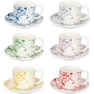 Tognana IVY APULIA Set of tea cups and saucers 220 ml 6 pcs multicoloured - Set of Cups