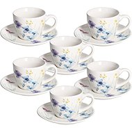 Tognana FLORENNE Set of coffee cups and saucers 80 ml 6 pcs multicoloured - Set of Cups