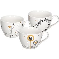Tognana Becherset 6 Stück 400 ml IRIS GOLDY - Jumbo-Tasse