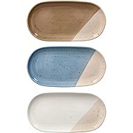 Tognana RELIEF PEPA Plate oval 32×16.5cm ASSORT colours - Plate