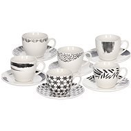 Tognana IRIS ZENITH Sada šálků na čaj s podšálky 200 ml 6 ks - Set of Cups