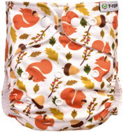 T-TOMI Diaper AIO - Changing Set Snaps Squirells - Nappies