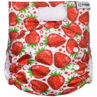 T-TOMI Diaper AIO - Changing Set Velcro Strawberries - Nappies