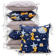 T-TOMI Night foxes pillow mat - Crib Bumper