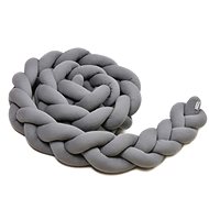 T-TOMI Knitted mantel 360 cm Anthracite - Crib Bumper