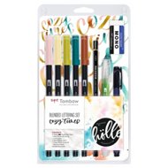 Tombow Blended Calligraphy Set Cozy Times - Felt Tip Pens