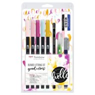 Tombow Blended Calligraphy Set Good Vibes - Felt Tip Pens