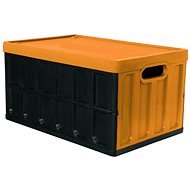 Tontarelli Rozkládací přepravka 46L s víkem černá/oranžová - Shipping Box