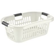 Tontarelli Basket Aurora 35l for Clean Linen, Cream - Laundry Basket