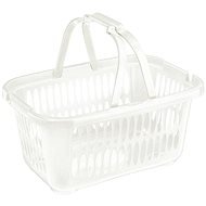 Tontarelli Cover Line 19,4l Clean Linen Basket with Handles, Cream - Laundry Basket
