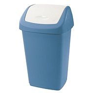 Tontarelli GRACE Abfallbehälter / Mülleimer - 15 Liter - blau/creme - Mülleimer