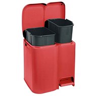 Tontarelli Válogatott hulladékgyűjtő Patty 2 darabos piros, 13 L + 8 L - Szemetes