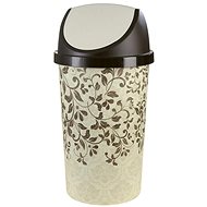 Tontarelli Waste Bin Vintage 45L, LEAVES - Rubbish Bin