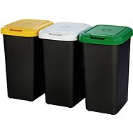 Tontarelli Koš na tříděný odpad TRIO 3x25L černý - Odpadkový koš