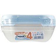 Tontarelli Food Container 4x0,5 L Nuvola Light Blue - Food Container Set