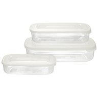 Tontarelli Food Box 3 pcs Rectangle Cream - Food Container Set