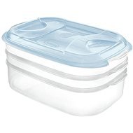 Tontarelli Nuvola Plus 1+1+2 L, Light Blue - Food Container Set