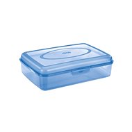 Tontarelli FILL BOX 16,5×5×12,5cm Medium Transparent Light Blue - Storage Box