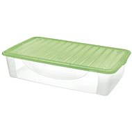 Tontarelli DODO STOCK-BOX, 27l, with Lid, Transparent/Green - Storage Box