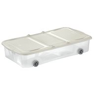 Tontarelli STOCK Box 27,5l, with Lid Transparent/Cream - Storage Box